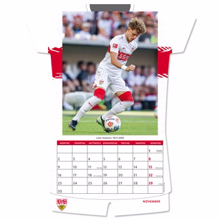 VfB shirt calendar 2026
