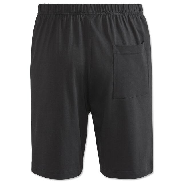 schwarze Rückseite der Shorts mit Hosentasche