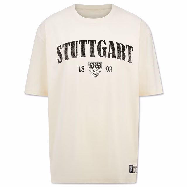 VfB t-shirt Stuttgart oversized white