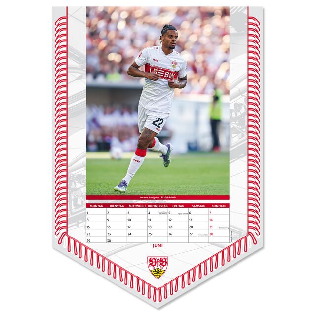 Kalenderblatt Juni mit Lorenz Assignon