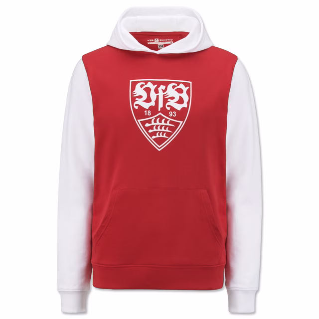 VfB Hoodie Baseball rot