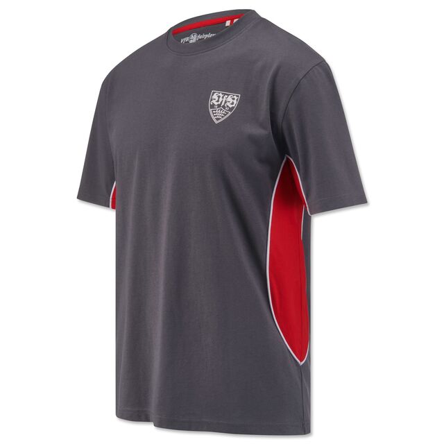 VfB T-Shirt anthrazit & rot 