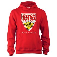 VfB hoody MEIN VEREIN red