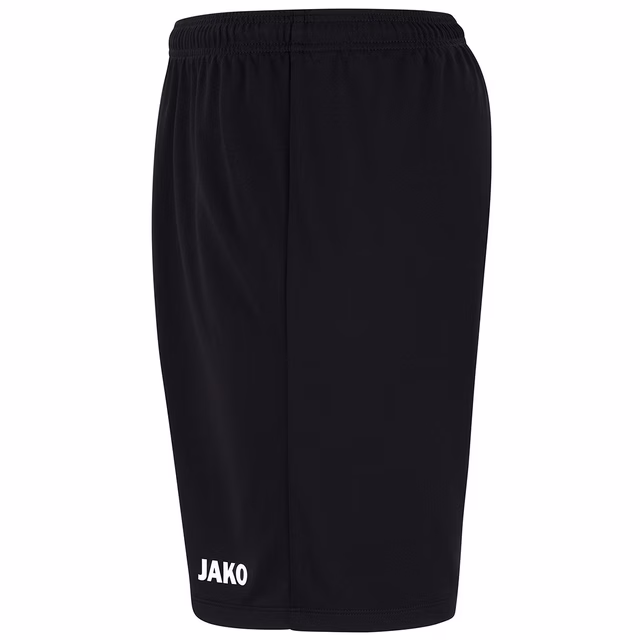 Seitenansicht der Shorts mit kleinem weißen JAKO Logo am Bein