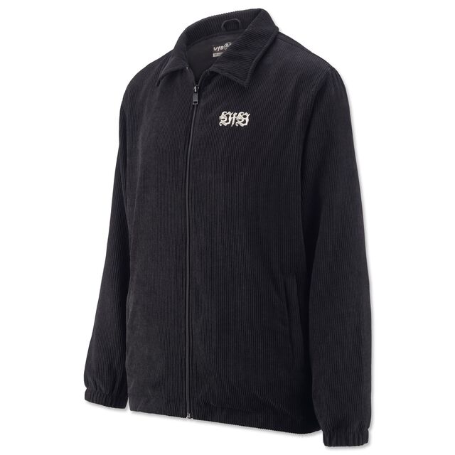 Jacke mit Zipper und Schriftzug VfB auf der Brust 