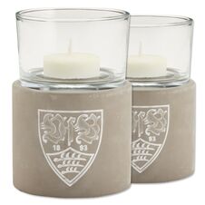 VfB tealight holder cement set of 2