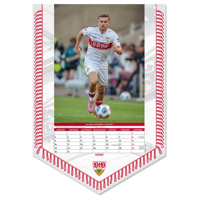 Kalenderblatt März mit Maximilian Mittelstädt