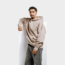 VfB Hoodie 1893 oversized beige