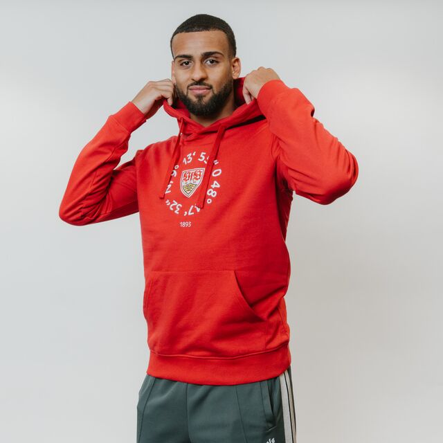 VfB Hoodie Anstoss rot