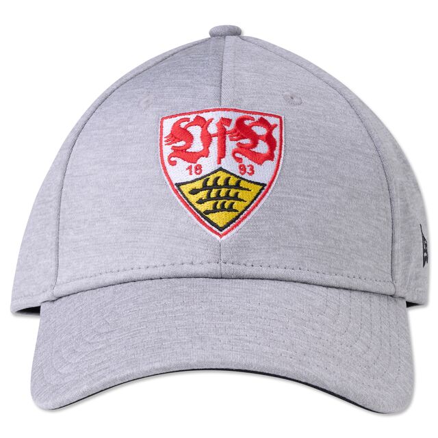 grau melierte Kappe mit VfB Wappen auf der Vorderseite