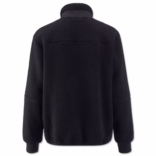 schwarze Rückseite der Teddy-Jacke