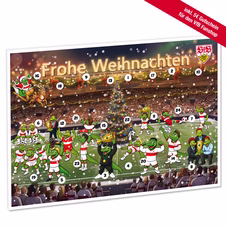 VfB chocolate advent calendar Fritzle