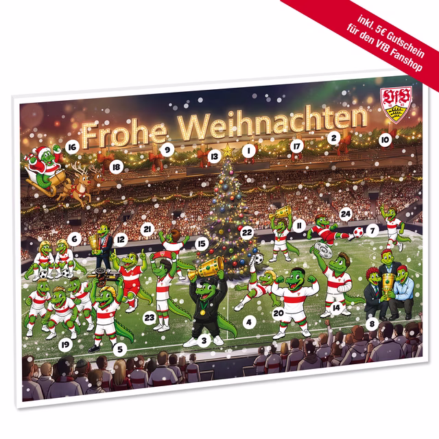 VfB chocolate advent calendar Fritzle