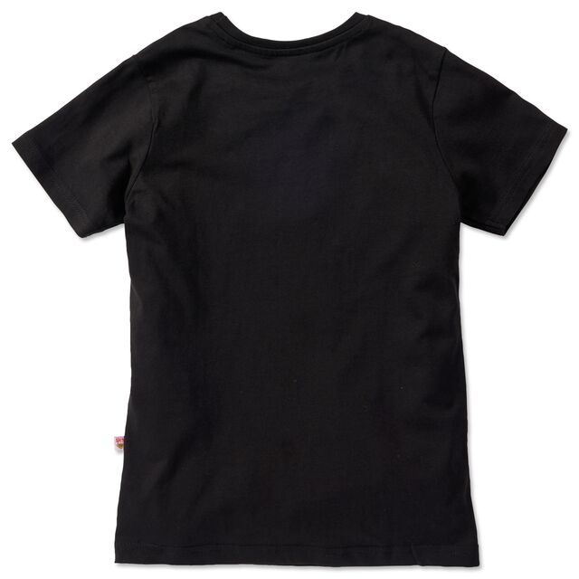 schwarze Rückseite des VfB Kids T-Shirts Wappen Vielfalt