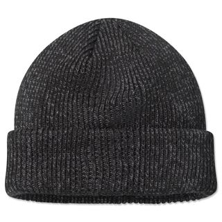 Rückseite der Beanie in verschiedenen Schwarztönen