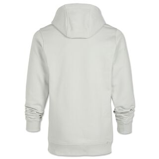 graue Rückseite des Hoodies