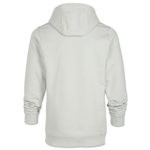 graue Rückseite des Hoodies