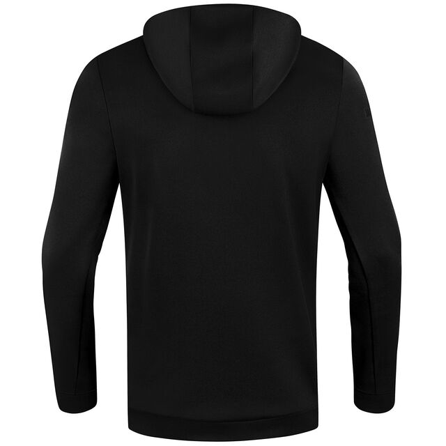 schwarze Rückseite des Zip Hoodies 24/25