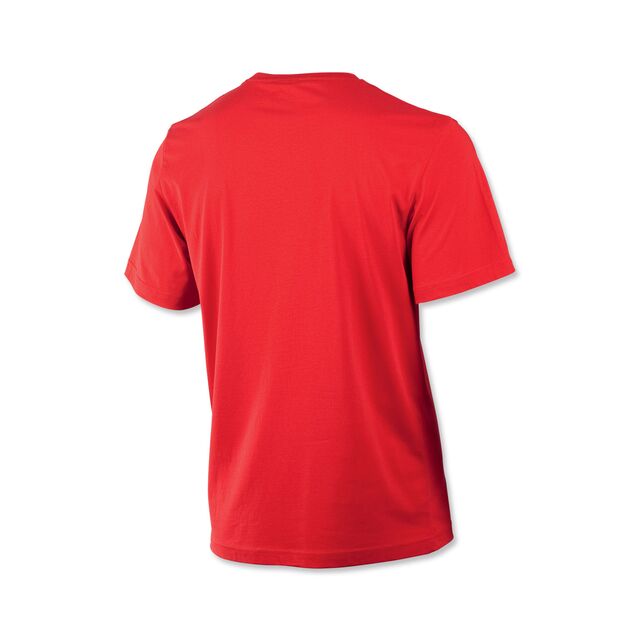 rote Rückseite des VfB Kids T-Shirts Wappen rot