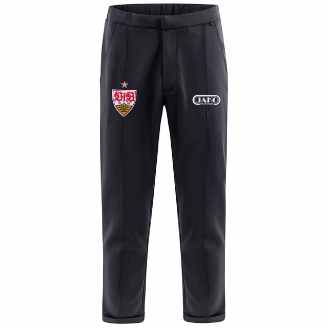 Schwarze Hose mit VfB Wappen und JAKO Logo 
