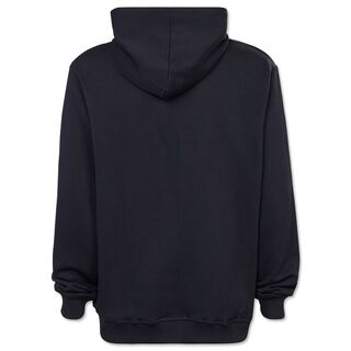 schwarze Rückseite des Hoodies