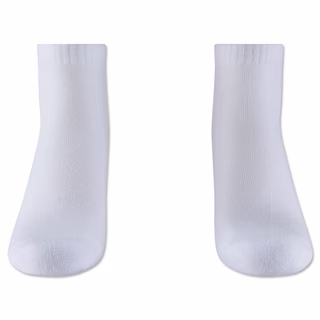 weißes Paar Sneakersocken