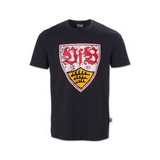 VfB Kids T-Shirt schwarz Wappen used