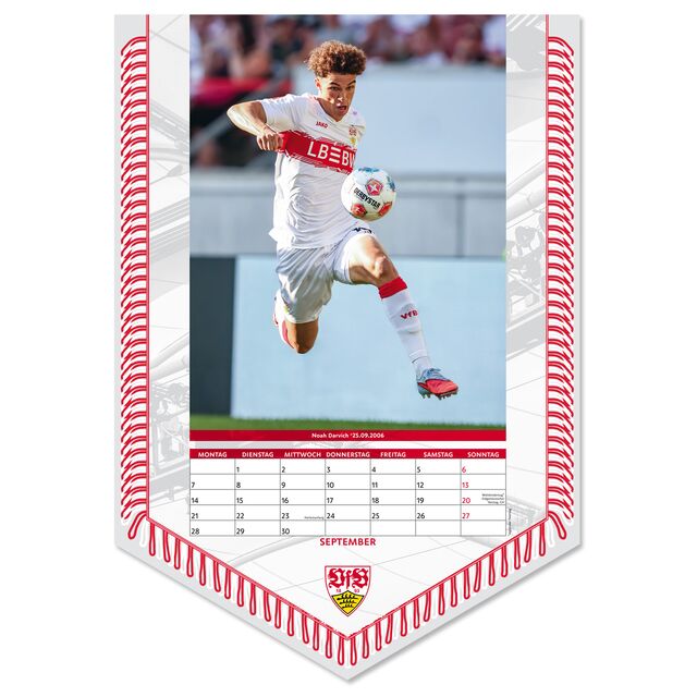 Kalenderblatt September mit Noah Darvich