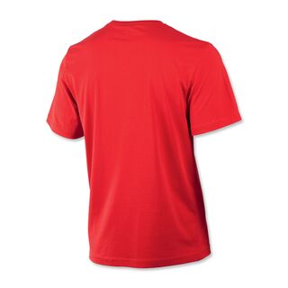 rote Rückseite des VfB T-Shirts Wappen