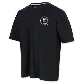 T-Shirt mit VfB Wappen auf der Brust, umrandet mit dem Schriftzug Verein für Bewegungsspiele 