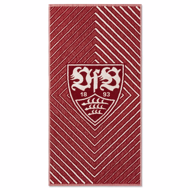 VfB Handtuch Wappen bordeaux