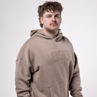 VfB Hoodie 1893 oversized beige