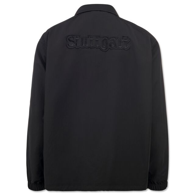 schwarze Rückseite der Jacke mit Stuttgart-Schriftzug
