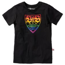 VfB Kids T-Shirt Wappen Vielfalt schwarz