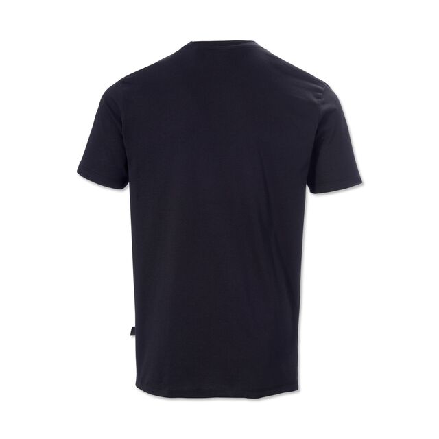schwarze Rückseite des VfB Kids T-Shirts Wappen schwarz