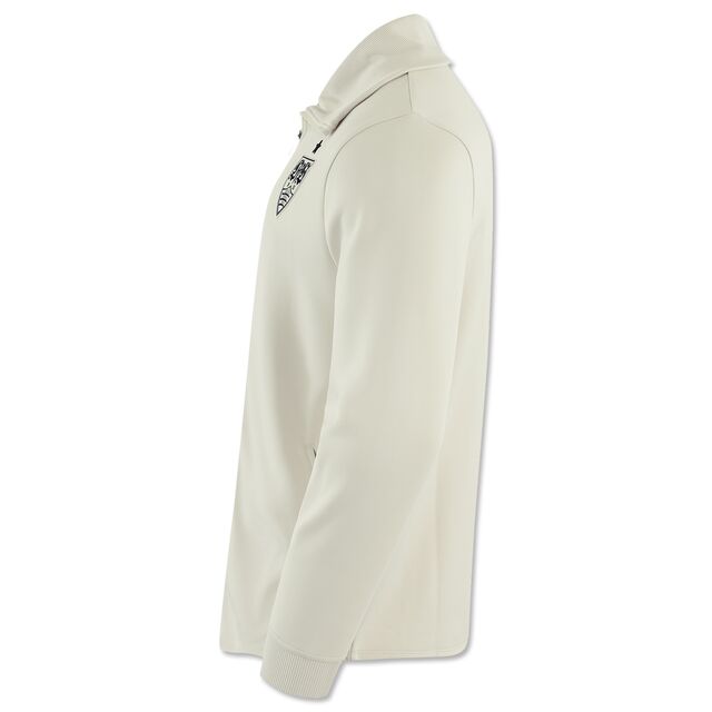 beigefarbene Seite der Tracksuite Jacke Freizeit 25/26
