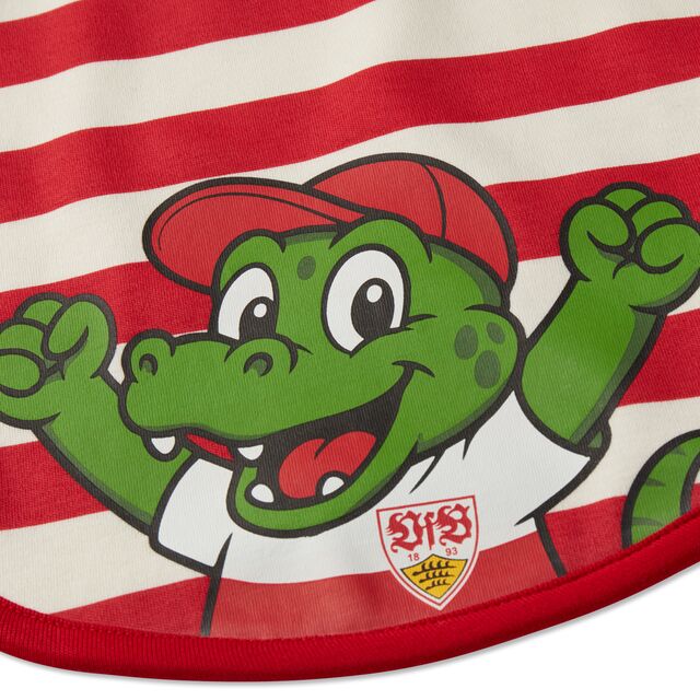 Nahaufnahme von Fritzle auf dem Lätzchen