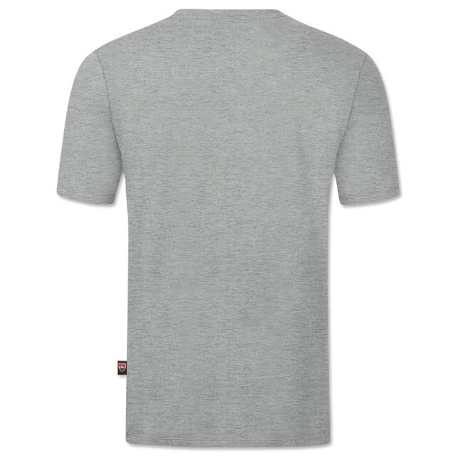 graue Rückseite des VfB Kids T-Shirts Emblem