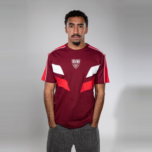 VfB t-shirt retro bordeaux