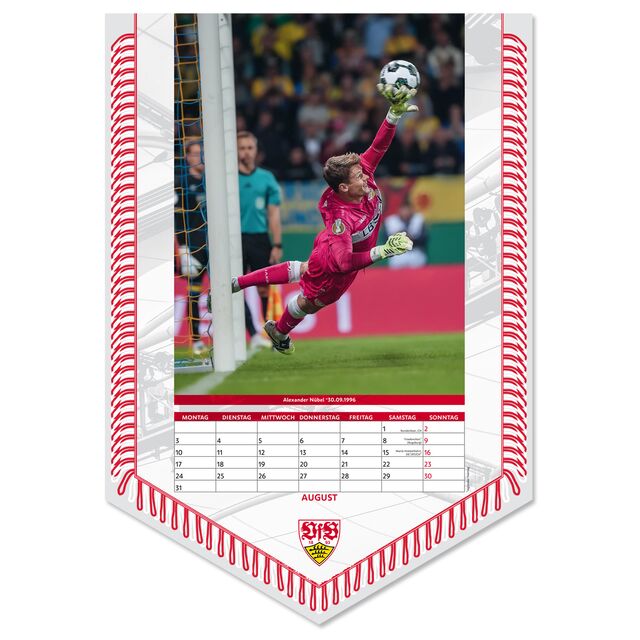 Kalenderblatt August mit Alexander Nübel