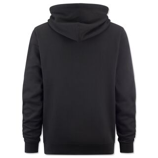 schwarze Rückseite des Hoodies