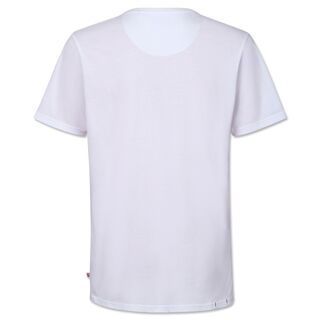 weiße Rückseite des T-Shirts