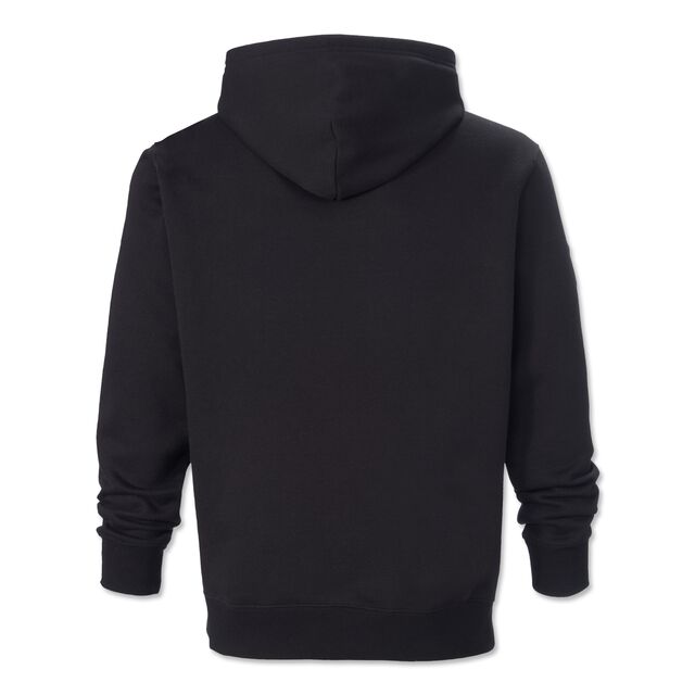 schwarze Rückseite des VfB Hoodies