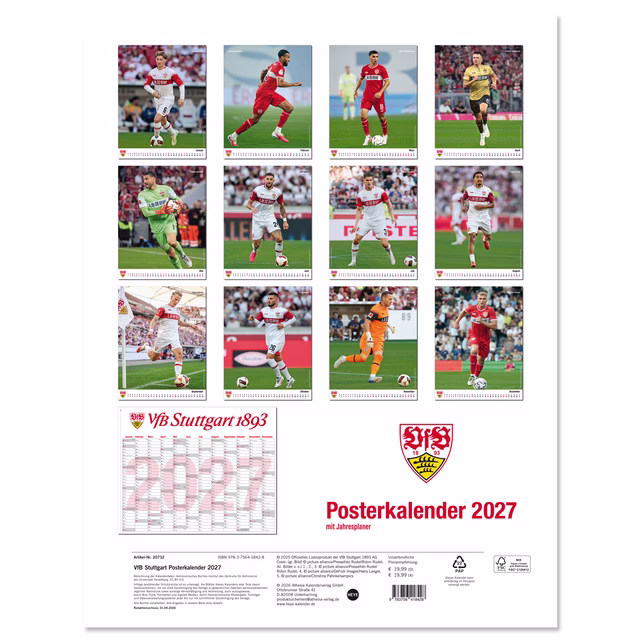 VfB poster calendar 2027