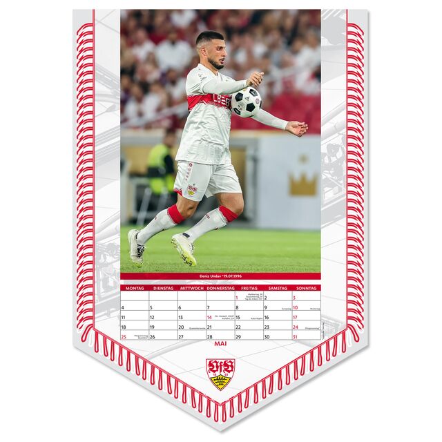 Kalenderblatt Mai mit Deniz Undav