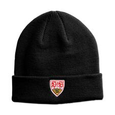 VfB Kids Beanie Wappen schwarz