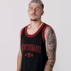VfB Tanktop Basketball schwarz-rot