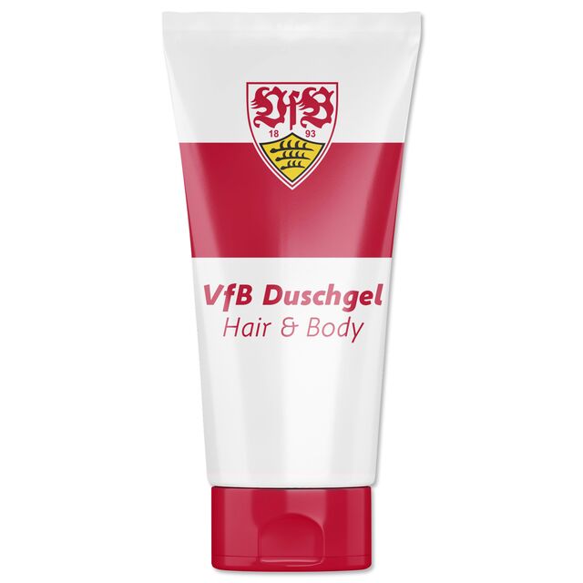 rot-weißes VfB Duschgel Hair & Body