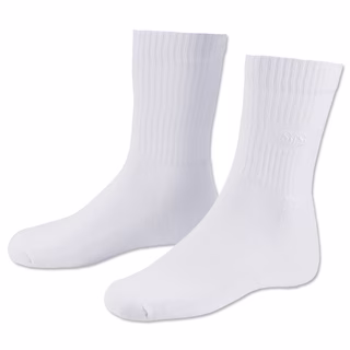 Weiße Socken mit kleinem VfB Schriftzug in weiß 