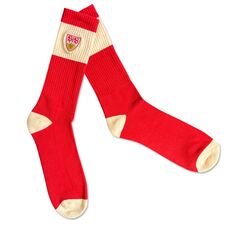VfB socks 70s collection red